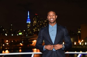 Yacht-Events honored to host-Michael B. Jordan sets sail to celebrate new AXE Gold Temptation at Pier 81 on August 12, 2014 in New York City.